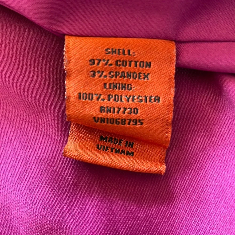 Missoni purple, pink green & black brushed cotton pea coat.  Size 18-24 months